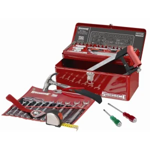 Sidchrome 66 Piece Metric & A/F Tool Kit Cantilever Box SCMT45360
