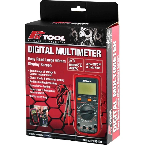 PT50100 Digital Multimeter 1000VDC 700VAC Auto Electrician PK Tool
