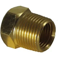 Brass Reducing Bush 3/8" Male to 1/4" Female BSP 0124-0604