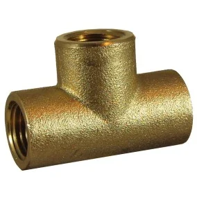 Brass Air Tee 1/4" Male 3-Way BSP 0135-M04