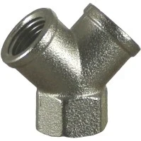 Brass Air Y-Piece 1/4" Male to Female BSP 0175MF-04