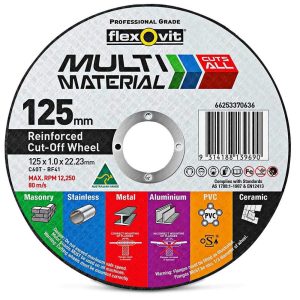 Flexovit 125mm Cut-Off Wheel 66253370636 Geelong