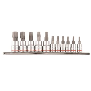 Kincrome Tamperproof Torx Socket Set 11pc 1/4" & 3/8" Drive 13646