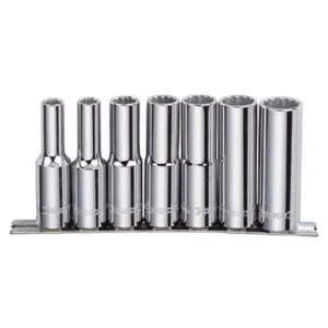 Sidchrome 1/2" Drive Deep Socket Set 7pc AF SCMT14451