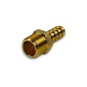 Jamec Brass Air Hose Tail 1/2" Hose x 1/2" BSP Male 29-1259