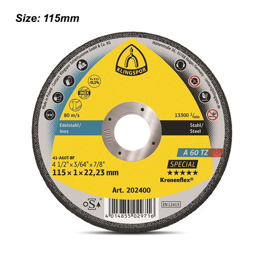 Klingspor 115mm Cut-Off Wheel 202400 Geelong