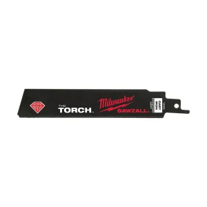 Milwaukee SAWZALL The TORCH Diamond Grit Reciprocating Saw Blade 150mm 6" 48001440