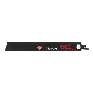 Milwaukee SAWZALL The TORCH Diamond Grit Reciprocating Saw Blade 230mm 9" 48001450