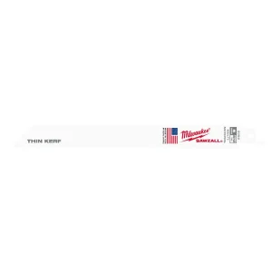 Milwaukee SAWZALL Reciprocating Saw Blade 200mm 8" 8/12 TPI 5 Pack 48005093