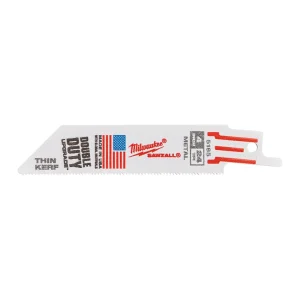 Milwaukee SAWZALL Reciprocating Saw Blade 100mm 4" 24 TPI 5 Pack 48005185