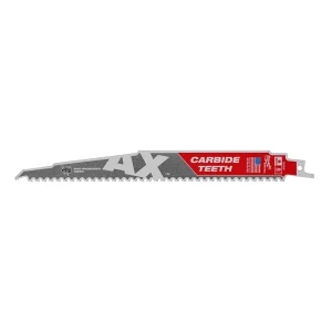Milwaukee SAWZALL The AX with Carbide Teeth Reciprocating Saw Blade 230mm 9" 1 Pack 48005226