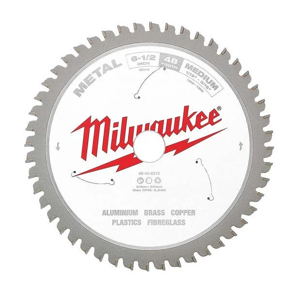 Milwaukee Wood Cutting Circular Saw Blade 165mm 48T 48408315