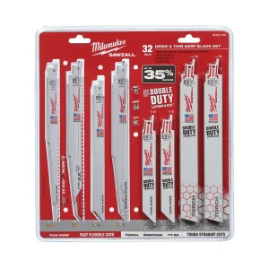 Milwaukee SAWZALL Reciprocating Blade Set 49221132
