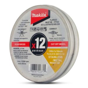 Makita 100mm Cut-Off Wheel D-20513-12 Geelong