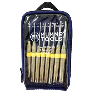 Mumme Long Pin Punch Set 8pc 2.5–10mm 4PPLSET8