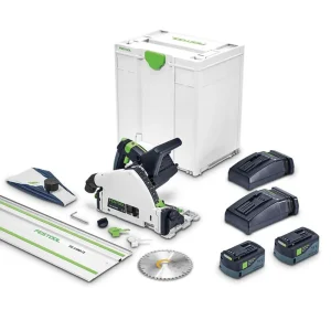 Festool TSC 55 KEB Cordless Track Saw 160mm 18V 5.2Ah XL Set with Rail 577282