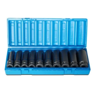 Action Deep Impact Socket Set 10pc 1/2in Drive Metric 605221004