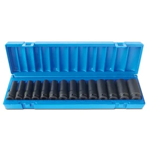 Action Deep Impact Socket Set 1/2" Drive Metric 14pc 605221402