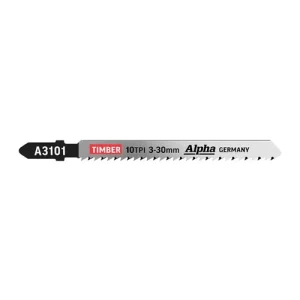 MPS Wood Jigsaw Blade 100mm 10 TPI 5pk A3101-5