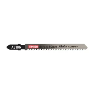 MPS Wood Jigsaw Blade 100mm 8 TPI 5pk A3106-5
