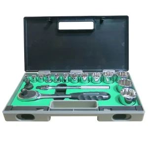 Trax Whitworth BSW Socket Set 16pc 3/8 & 1/2 Drive ARX-BSW16P