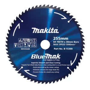 Makita Standard Wood Circular Saw Blade 254mm 64T 25mm Bore B-15300