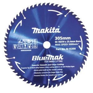 Makita Standard Wood Circular Saw Blade 305mm 60T 25.4mm Bore B-15350