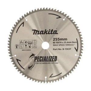 Makita Aluminium Circular Saw Blade 254mm 80T 25mm Bore B-15637