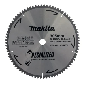 Makita Aluminium Circular Saw Blade 305mm 80T 25.4mm Bore B-15671