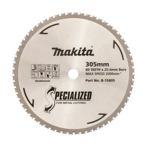 Makita Metal Circular Saw Blade 305mm 60T 25.4mm Bore B-15805