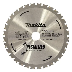 Makita Metal Circular Saw Blade 150mm 32T 20mm Bore B-47117