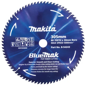 Makita Standard Wood Circular Saw Blade 305mm 80T 30mm Bore B-54243