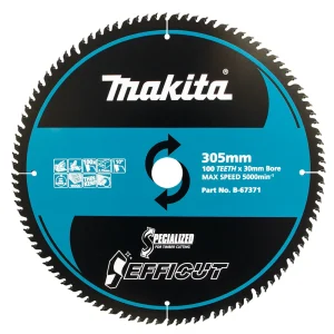 Makita Efficut Wood Circular Saw Blade 305mm 100T 30mm Bore B-67371