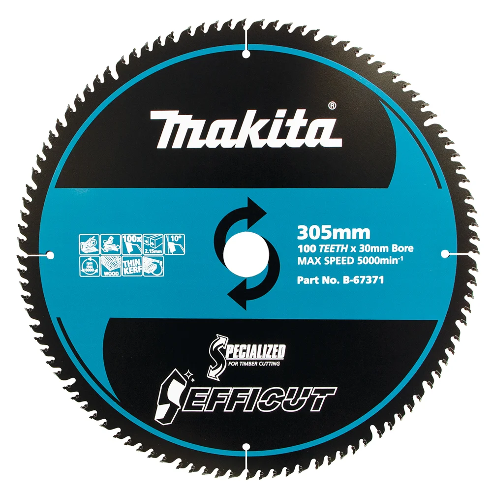 Makita Efficut Wood Circular Saw Blade 305mm 100T 30mm Bore B-67371