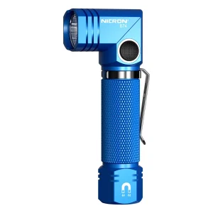 B74BLUE Mini Rechargeable Twist Flashlight 600lm Nicron
