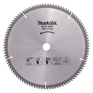 Makita Standard Wood Circular Saw Blade 305mm 100T 25.4mm Bore D-34403