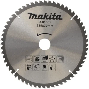 Makita Standard Wood Circular Saw Blade 235mm 60T 30mm Bore D-81555