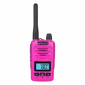 DTX600PNK Handheld UHF CB Radio 5W IP67 Pink Oricom