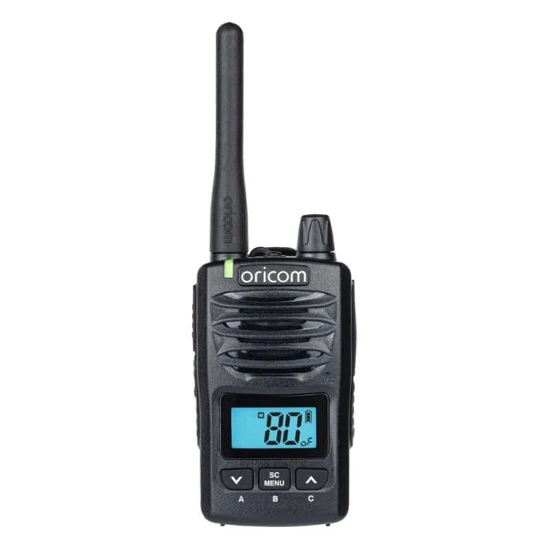 DTX600 Handheld UHF CB Radio 5W IP67 Black Oricom