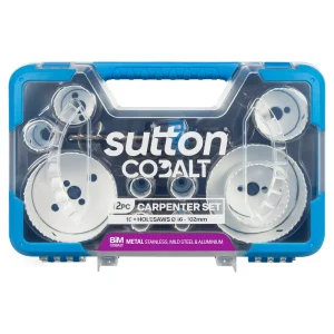 Sutton Carpenter Holesaw Set 12pc 16-102mm H125SC12A