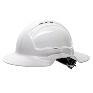 Maxisafe Broad Brim Vented Hard Hat White HVB570-W