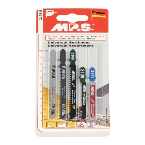 MPS Jigsaw Blade Assortment 5pk J3198-5