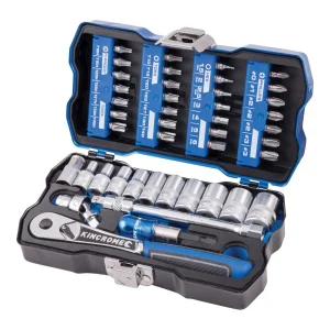 Kincrome 1/4" Drive Lok-On Socket and Bit Set 43pc K27000