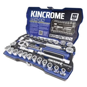 Kincrome LOK-ON Socket Set 29pc 1/2" Drive Metric & Imperial K27024