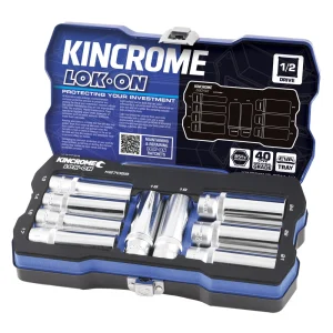 Kincrome 1/2" Drive Lok-On Deep Socket Set 9pc Metric K27058