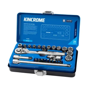Kincrome 26 Piece 1/4" Drive Metric Socket Set K28000