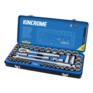 Kincrome 1/2" Drive Socket Set 42pc Metric and Imperial K28022