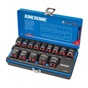 Kincrome Impact Socket Set 14pc 1/2" Drive Imperial K28202
