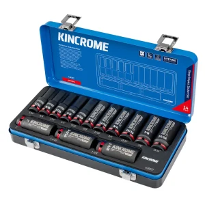 Kincrome 1/2" Drive Deep Impact Socket Set 14pc Imperial K28207