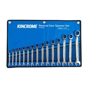 Kincrome Reversible Gear Spanner Set 15pc Metric K3015